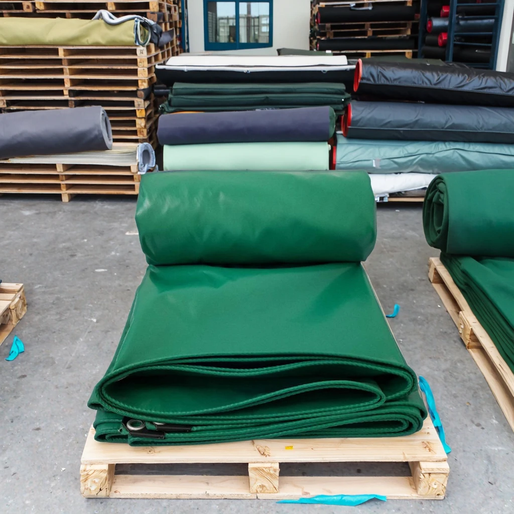 Low Cost PVC Tarp Manufacturer Waterproof Fireproof Awning PVC Coated Fabric Blackout Breathable Organic