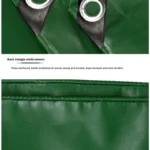 JX Heavy Duty Woven Plain Canvas Laminated 600 GSM Tarpaulin Waterproof UV Resistant Multi-Use Industrial Grade