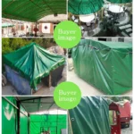 JX Best Quality Waterproof Breathable Organic Heavy Duty Bache PVC Tarpaulin Outdoor Use Manufacturer