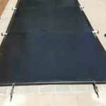 JX PVC Laminated Waterproof Breathable Anti-UV Blackout Organic Plain Weft Swimming Pool Covers Tarpaulin Coated
