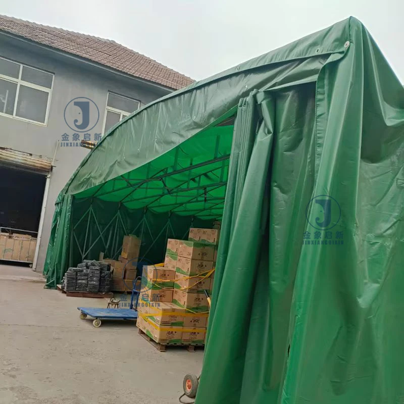 JX PVC Coated Tarpaulin/Cover for Farm Waterproof Warp Knitted Tent Pig Broiler Sheep Chicken Farm Plain Style