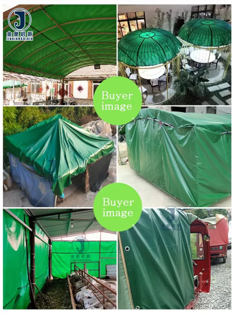 JX PVC Waterproof Fabric High-strength Sheeting  for Industrial and Outdoor Coverings