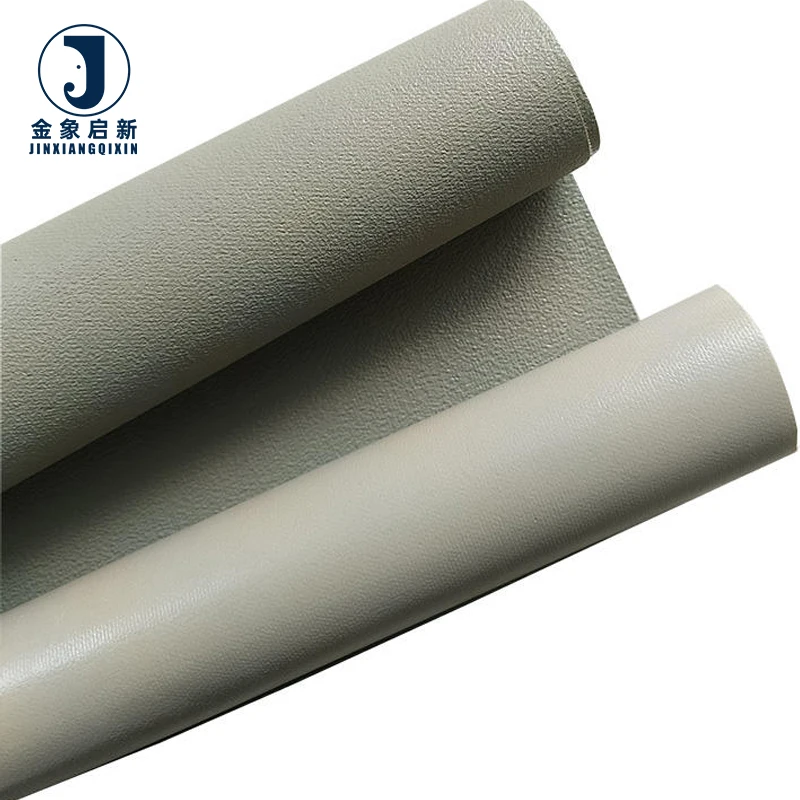 PVC Laminated Waterproof Breathable Anti-UV Blackout Organic Plain Weft Swimming Pool Covers Tarpaulin Coated
