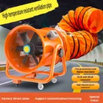 Portable 220V Axial Flow Exhaust Fan Ball Bearing Small Electric Blower for Tight Space Ventilation Cast Iron ODM Available