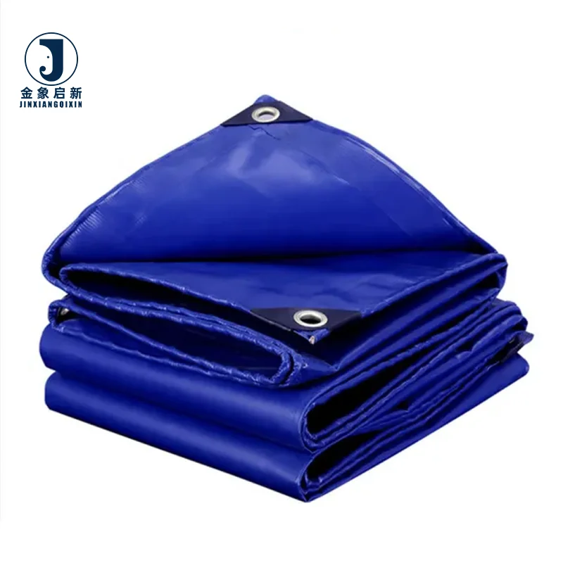 Waterproof Heavy-duty Ethylene Coated Polyester Flat Truck Tarp Fabric PVC Tarps for Truck Cover