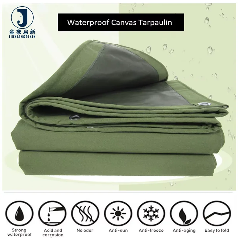 Commercial Custom Plain Boys 4 Foot Retractable Vinyl Canvas Truck Tarps Cover Heavy Duty Trailer Cargo Tarp for Sale