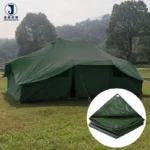 Custom Size Heavy Duty Organic Coated Blackout Tarpaulin Fabric Truck Covers Waterproof Roll Tarp for Commercial Protection