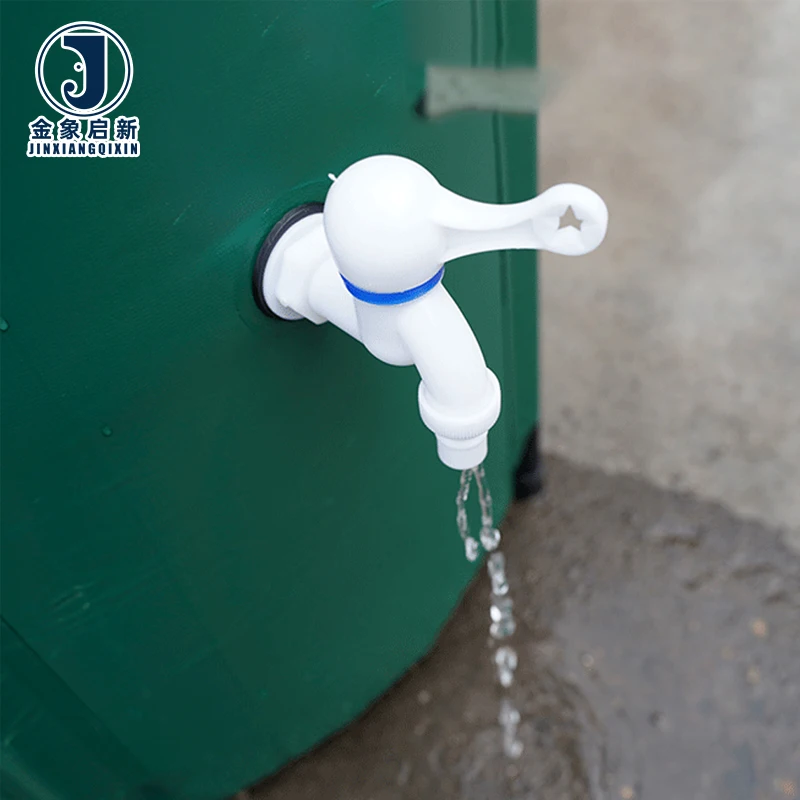 Foldable Waterproof PVC Rain Collecting Barrel Garden Use Rain Water Tank Collapsible Water Storage