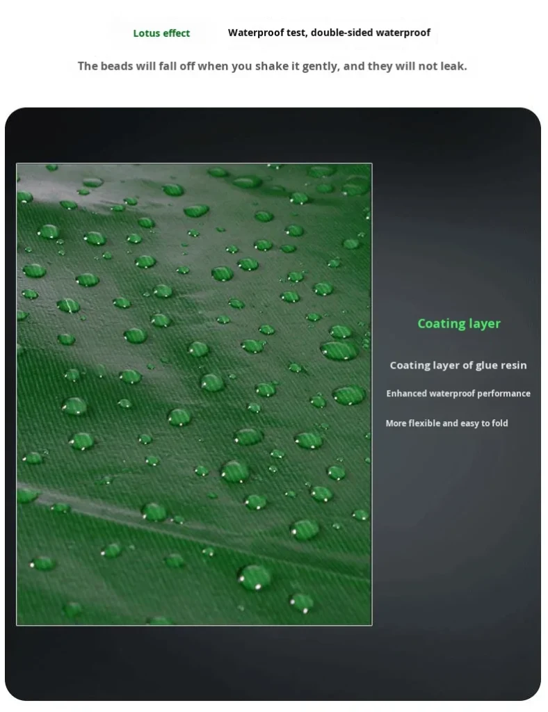 Tela de tarpaulina de PVC Industria Tarpaulina de PVC 620gsm para fábrica de estanques de peces Cubierta de piscinas PE Tarpaulina