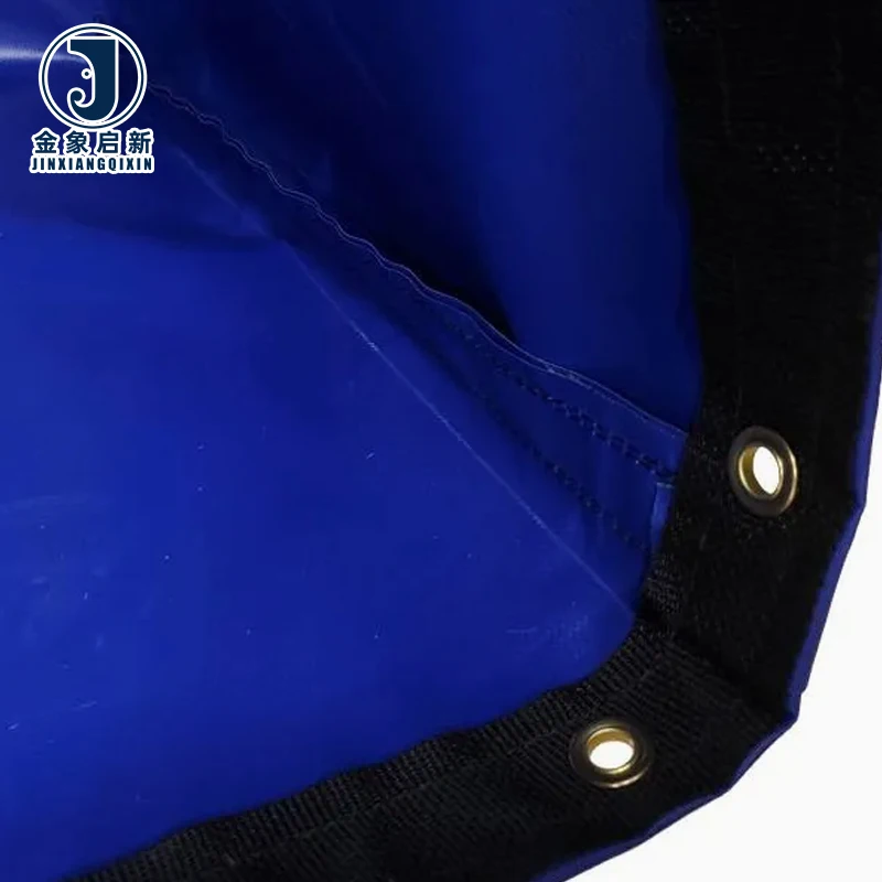 Custom Logo PVC Tarpaulin Flame Retardant Waterproof Poly Tarp PVC Coated Plastic Truck Cover Trailer Cover Outdoor Cover