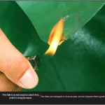 JX Customizable Waterproof Anti-UV Knife Tarpaulin Tents Canopies Awnings PVC Coated Plain Style Wrinkle Resistant Solid