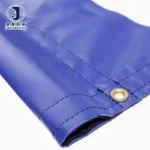 Custom Logo PVC Tarpaulin Flame Retardant Waterproof Poly Tarp PVC Coated Plastic Truck Cover Trailer Cover Outdoor Cover