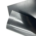 PVC Knife Coated gray Tarpaulin Heavy Duty Waterproof Truck Cover Fabric Waterproof UV Resistant Industrial Tarpaulin Heavy Duty