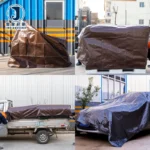 Multi Use Organic Breathable Plain Water Resistant PE Coated Blackout Heavy Duty Woven Canvas Tarpaulin UV Resistant Industrial