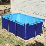 PVC Tarpaulin Roll for Fish Pond Lining & Aquaculture Tanks-Anti-Bacteria Abrasion-Resistant Medium Weight