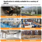Portable 220V Axial Flow Exhaust Fan Ball Bearing Small Electric Blower for Tight Space Ventilation Cast Iron ODM Available