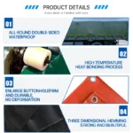Pvc Plastic Canvas Strong Waterproof PVC Tarpaulin HDPE Coated Tarpaulin