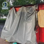 Customized 12m by 12m PVC Trailer Tarpaulin Sheets 650gsm With Eyelets for Trucks