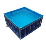 PVC Tarpaulin 0.65mm Industrial Woven Fabric Plain Style Waterproof Coating for Fish Pond Tank Pool From Vietnam