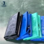 PE Coated Tarpaulin Waterproof Rainproof Outdoor Awning Shade Sail Canopy Pet Dog House Cover for Boys Anti-UV Medium Weight