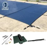 PVC Pool Cover In-ground Winter Swimming Pool Cover PVC Fabric Safety Pool Covers