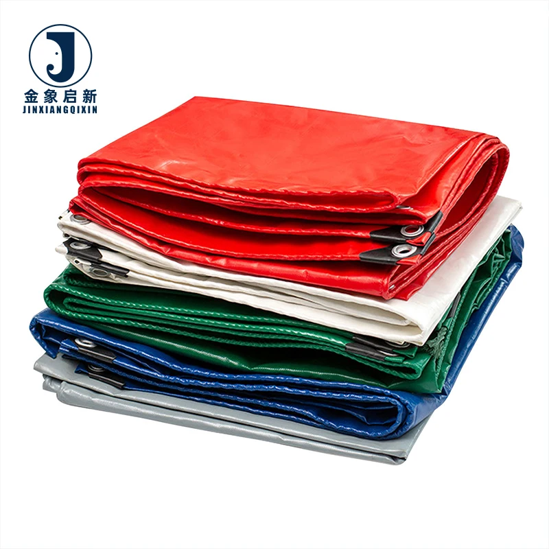 Gray Flame-Retardant Tarpaulin 420~1000g/?O TPU Rainproof Cloth Outdoor Tarp Pergola Groundsheet Canopy Truck Fireproof Tent