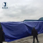 Customized Waterproof PVC Coated 600gsm Canvas 6m by 15m Tarpaulins for Truck Covers