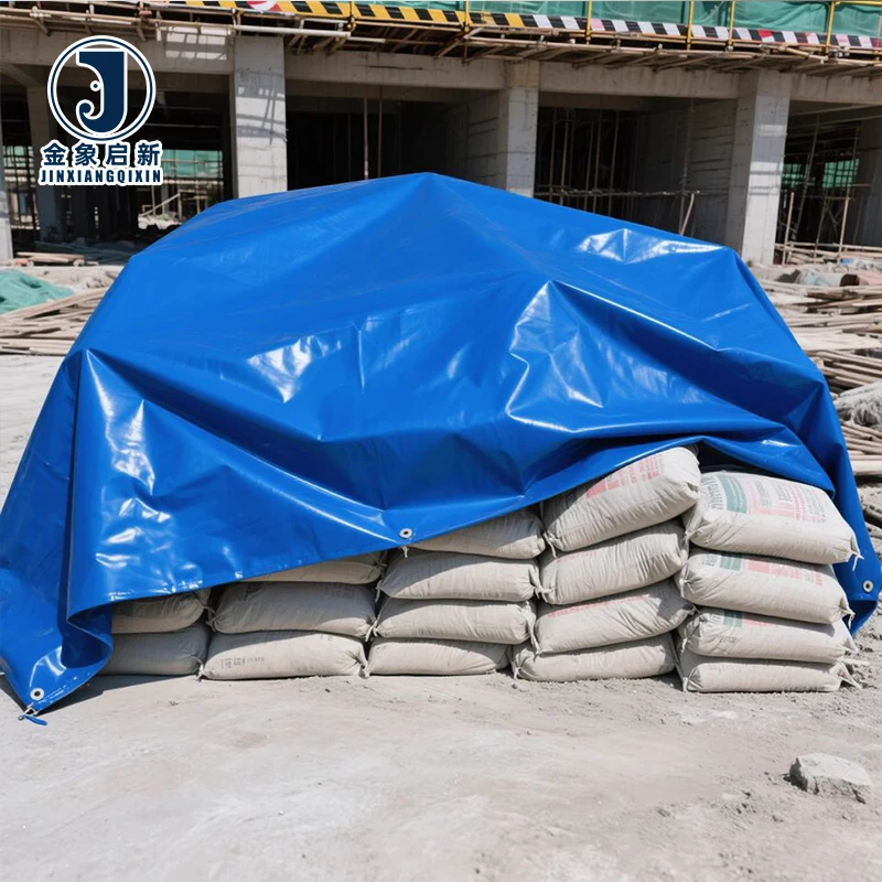 Customized Waterproof PVC Coated 600gsm Canvas 6m by 15m Tarpaulins for Truck Covers