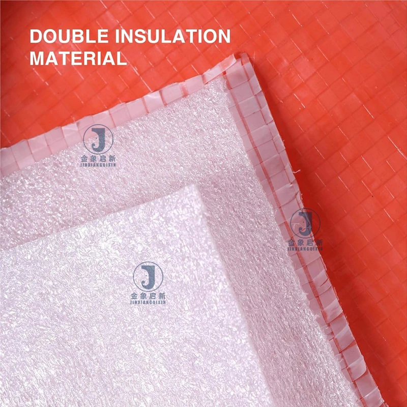 Factory 12ftx20ft Construction Cold Weather Insulated Pe Tarps Poly Tarp Heavy Duty Concrete Curing Blanket Tarpaulin Roll Sheet