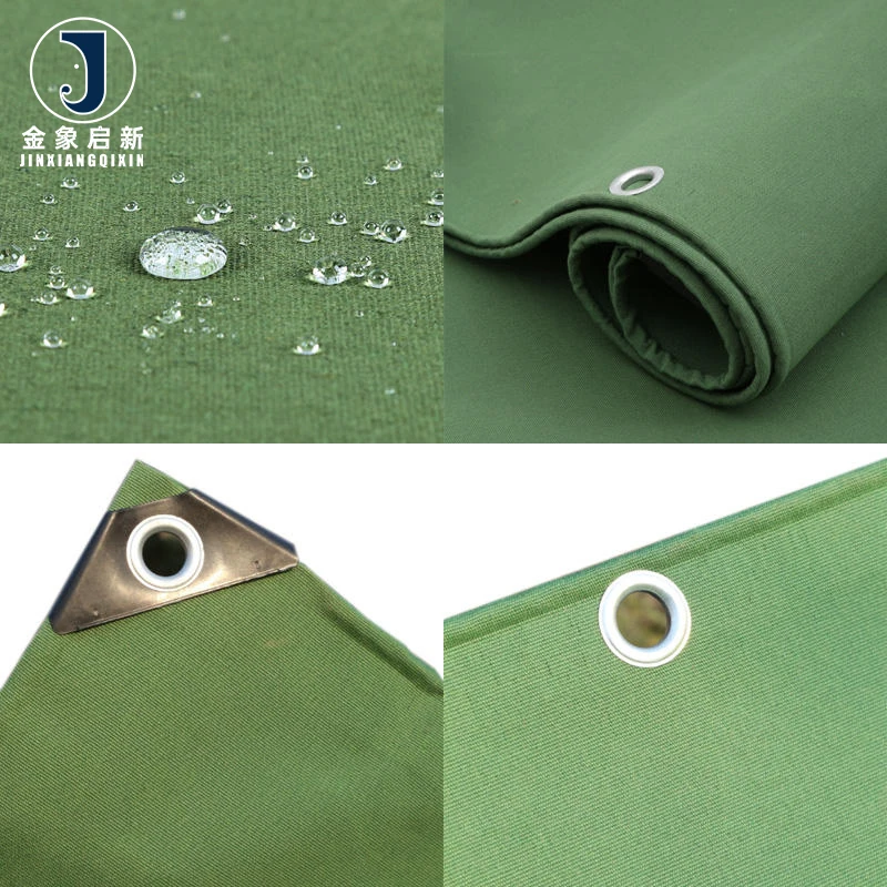 Custom Heavy Duty Woven PVC Laminated Industrial Canvas Tarpaulin Ripstop Style Waterproof Car Truck Cover Home Textiles Bags