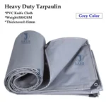 Customize 500-600GSM Heavy Duty Waterproof Anti-UV Knife Fabric PVC Tarpaulin for Car Tents Canopies Awnings