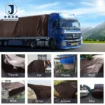 Multi Use Organic Breathable Plain Water Resistant PE Coated Blackout Heavy Duty Woven Canvas Tarpaulin UV Resistant Industrial