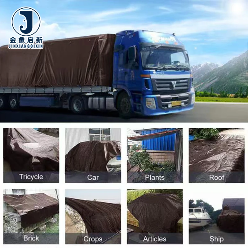 Multi Use Organic Breathable Plain Water Resistant PE Coated Blackout Heavy Duty Woven Canvas Tarpaulin UV Resistant Industrial
