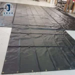 Factory Wholesale 14oz 18oz RipSTOP Flatbed Semi Truck Lumber Tarp with 8′ Drops 1PC 2PC 3PC Custom Waterproof Tarp