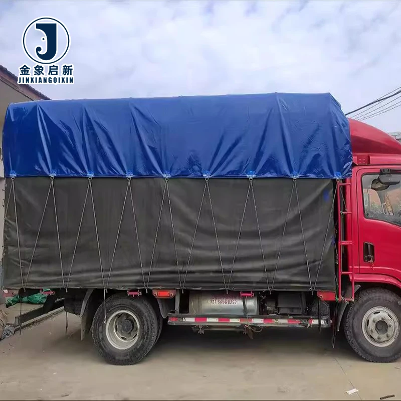 PVC-coated Waterproof Heavy-duty Vinyl Industrial Outdoor Reinforced Tarpaulins for Tents and Truck Covers