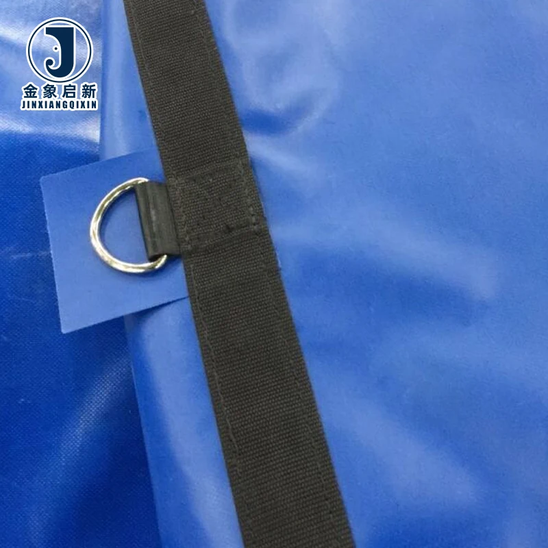 Heavy Duty 24′ X 27′ PVC Lumber Tarpaulin Waterproof 8ft. Drop with 3 Rows of D-Rings Coated and Woven Flatbed Tarps
