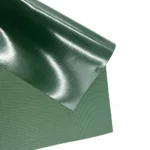 Green  PVC Knife Coated Tarpaulin Heavy Duty Waterproof Truck Cover Fabric Waterproof UV Resistant Industrial Tarpaulin