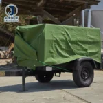 Very Heavyweight Heavy Duty Heat Resistant PVC Laminated Woven Canvas Tarpaulin Waterproof Tent Fabric for Accessories