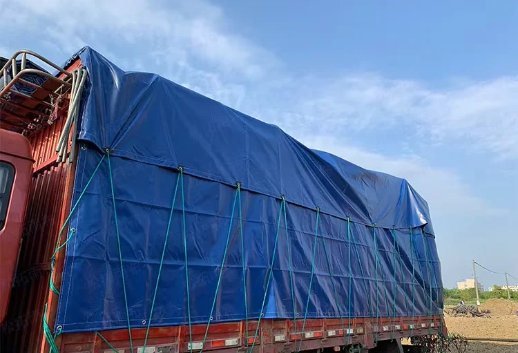 FLFX 650 Gsm 630 Gsm High Strength Truck Cover Waterproof PVC Tarp Ripstop Tarpaulin