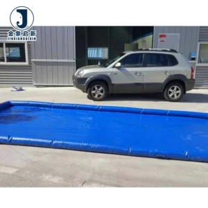 Custom PVC Car Wash Mat with Foam Barriers – Manufacturer