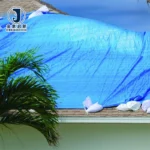 Wholesale Organic Breathable PVC Waterproof Oilcloth Blackout Fabric Sun Protection Tarpaulin Outdoor Awning Industrial Tent