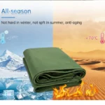 Thick 0.9mm PVC Laminated Woven Plain Canvas Tarpaulin Truck Canopy Waterproof Outdoor Awning Shading Sail Pet House Accessories