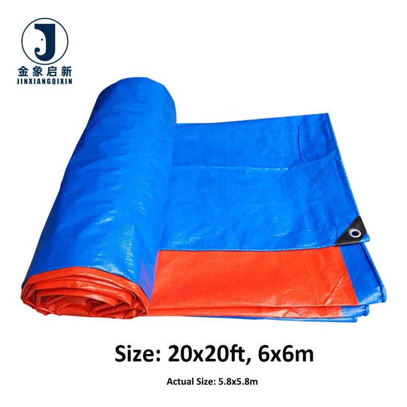 France Hot Sales Blue Color Polyethylene PE Tarpaulin Waterproof Sheet for Truck Canopy and Outdoor Awning