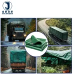 650GSM Heavy Duty Waterproof Black PVC Knife Coated Tarpaulin Truck Trailer Tent Cover Tarp Outdoor Storage Industrial Truckers