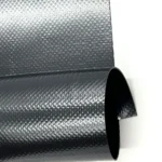 PVC Knife Coated gray Tarpaulin Heavy Duty Waterproof Truck Cover Fabric Waterproof UV Resistant Industrial Tarpaulin Heavy Duty