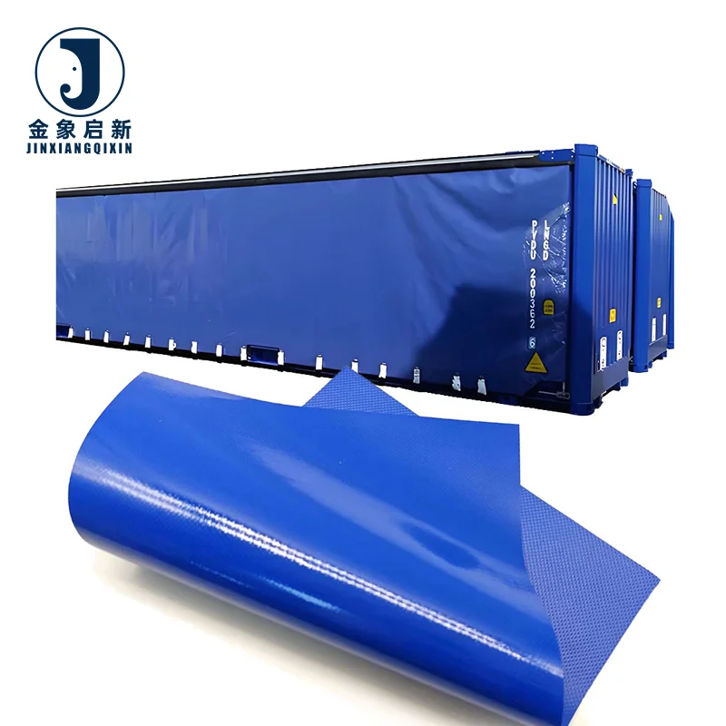 Economical Waterproof and Anti-static Blue High-quality Rubber Fabric PVC Tarpaulin Is Suitable for Tent Construction