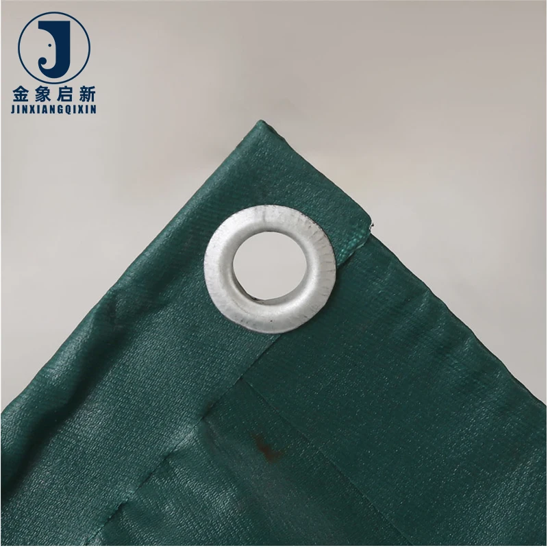 Secure Green PVC Coated Blackout Tarpaulin Truck Tent Cover Anti-Aging Waterproof Folding Design Breathable Woven Technics