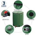 Garden Flexible 750L PVC Waterproof Fabric Rain Tank Irrigation Rainwater Harvesting Industrial Fabric Large Water Storage Tank