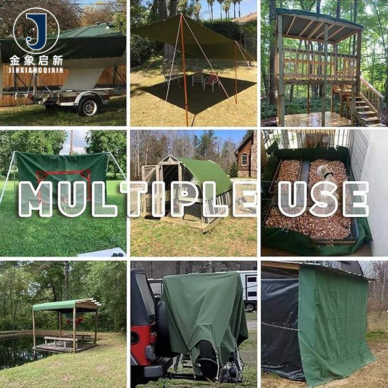 Heavy Duty Waterproof PVC Laminated Woven Plain Asphalt Anti-Mildew Very Heavyweight Truck Cover Canvas Tarpaulin Accessories