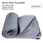 Customize 500-600GSM Heavy Duty Waterproof Anti-UV Knife Fabric PVC Tarpaulin for Car Tents Canopies Awnings
